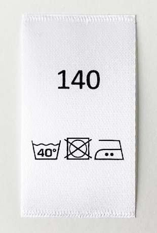 Satinlapp Tvättråd 140