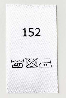 Satinlapp Tvättråd 152
