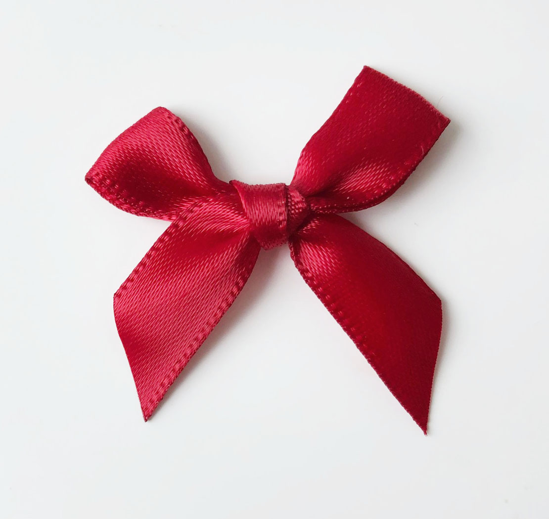 Dark red satin deals ribbon