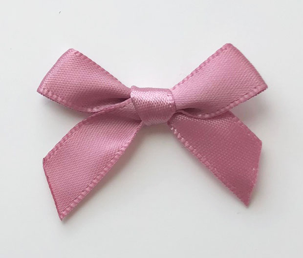 Satin bow Liliac