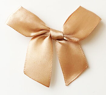 Rosett Satin Stor Beige 70x70mm