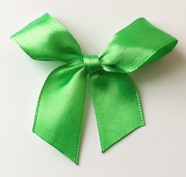 Rosett Satin Stor Green 70x70mm