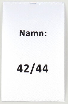 Satinlapp Namn 42/44