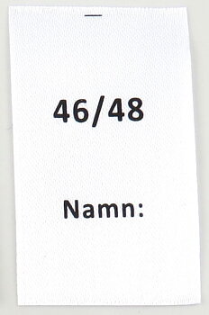 Satinlapp Namn 46/48
