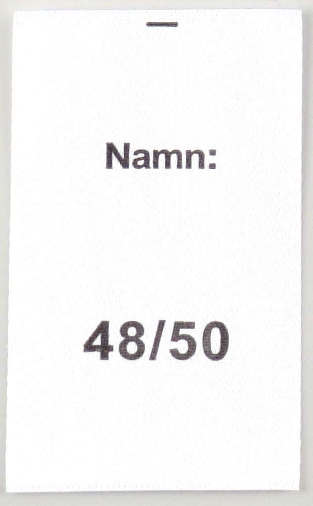 Satinlapp Namn 48/50