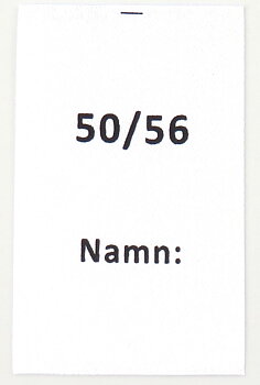 Satinlapp Namn 50/56