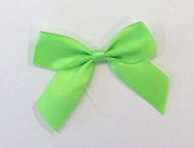 Rosett Satin Stor Lime 70x70mm