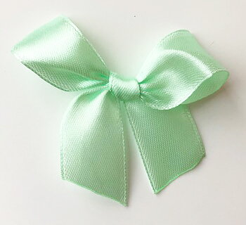 Rosett Satin Stor Mint 70x70mm