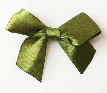 Satin Bow Big  Forest green 70x7mm