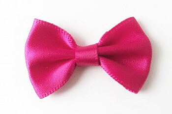 Rosett Satin Cerise 38x25mm