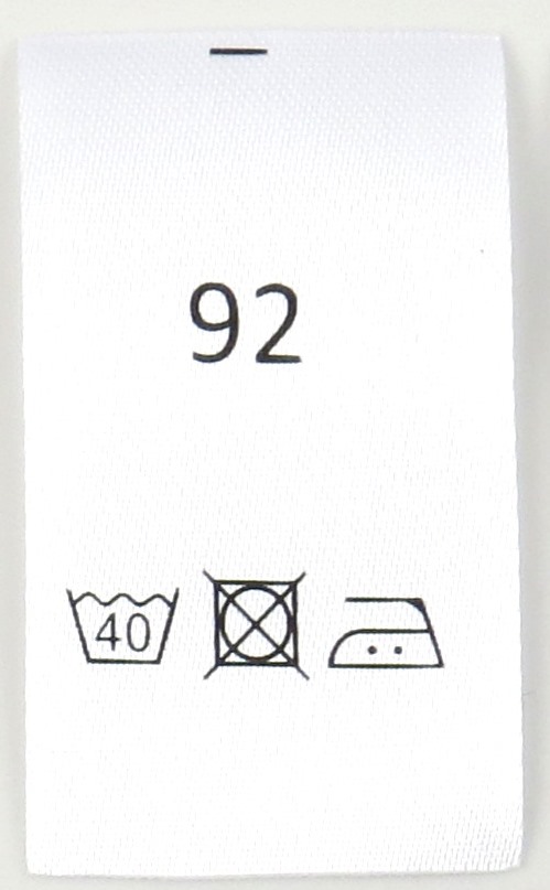 Satinlabel Wash instructions 92