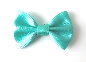 Bow Satin Mint 38x25