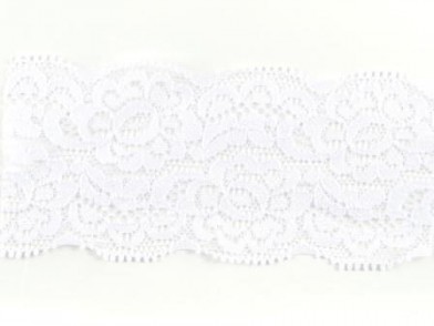 Elastic lace white 45mm 