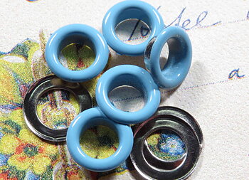 Öljett 10mm Babyblå
