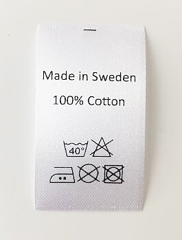 Satinlapp Cotton Sweden 