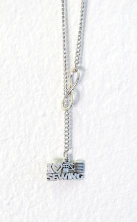 Necklace sewinglove eternity 52cm