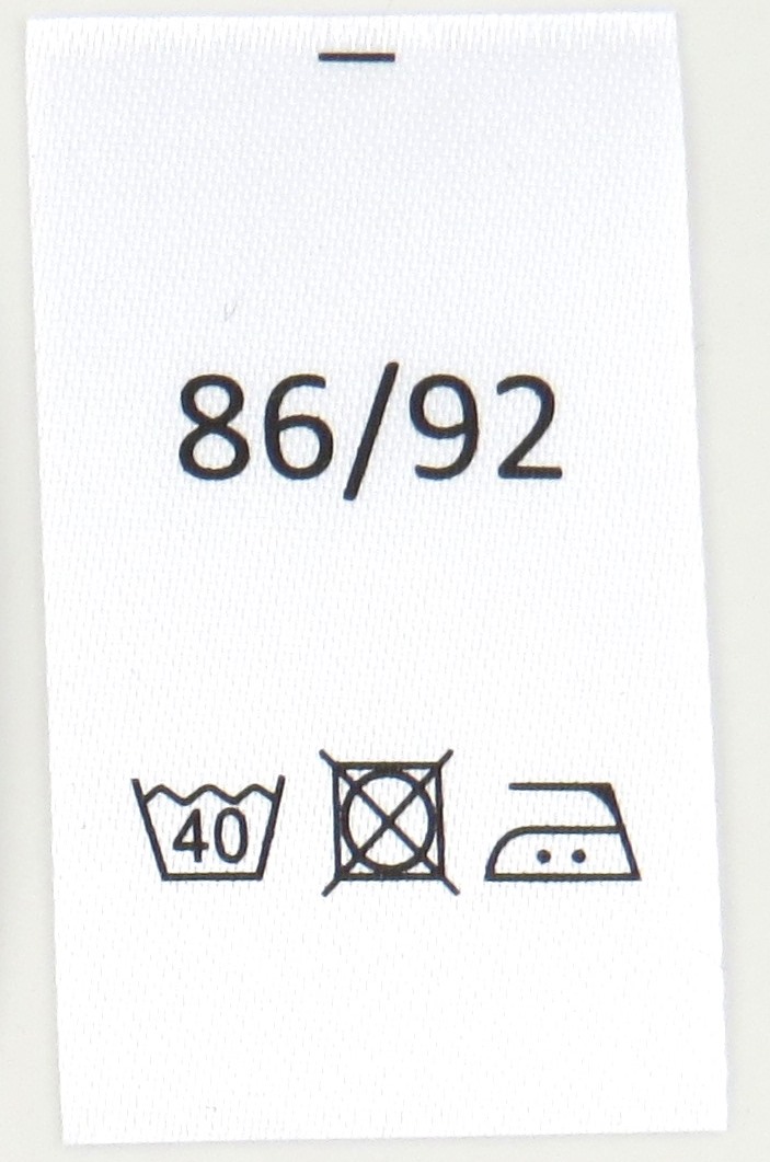 Satinlabel Wash instructions 86/92