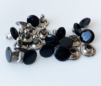Rivet round black 8mm