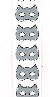 Printed ribbon mask 22mm