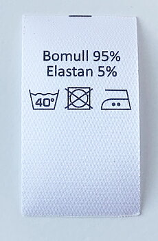 Satinlapp Bomull Elastan 