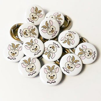 Snap-on button Deer Liandlo