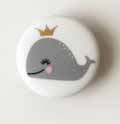 Snap-on button Whale - 2