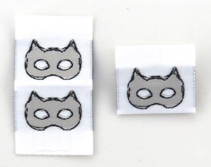 Woven folded label Mask - 2
