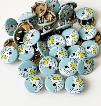 Snap-on button Cockatoo