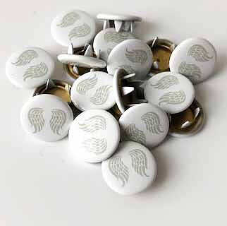 Snap-on button Angelwings