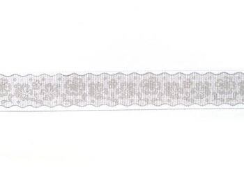  Tryckt band Spetsmotiv 22mm