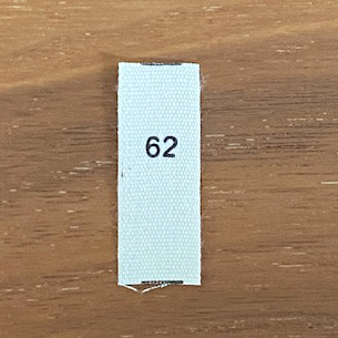 Sizelabels cotton