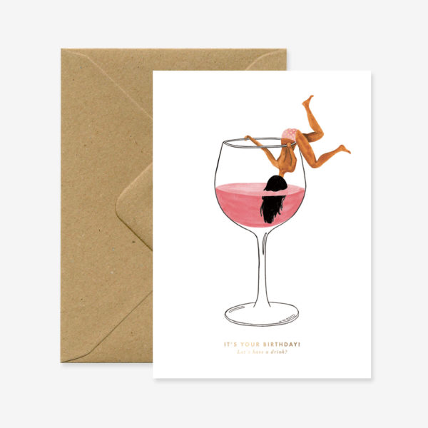 Just a drink card