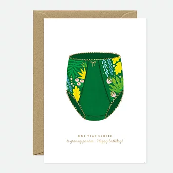 Gold Granny Panties