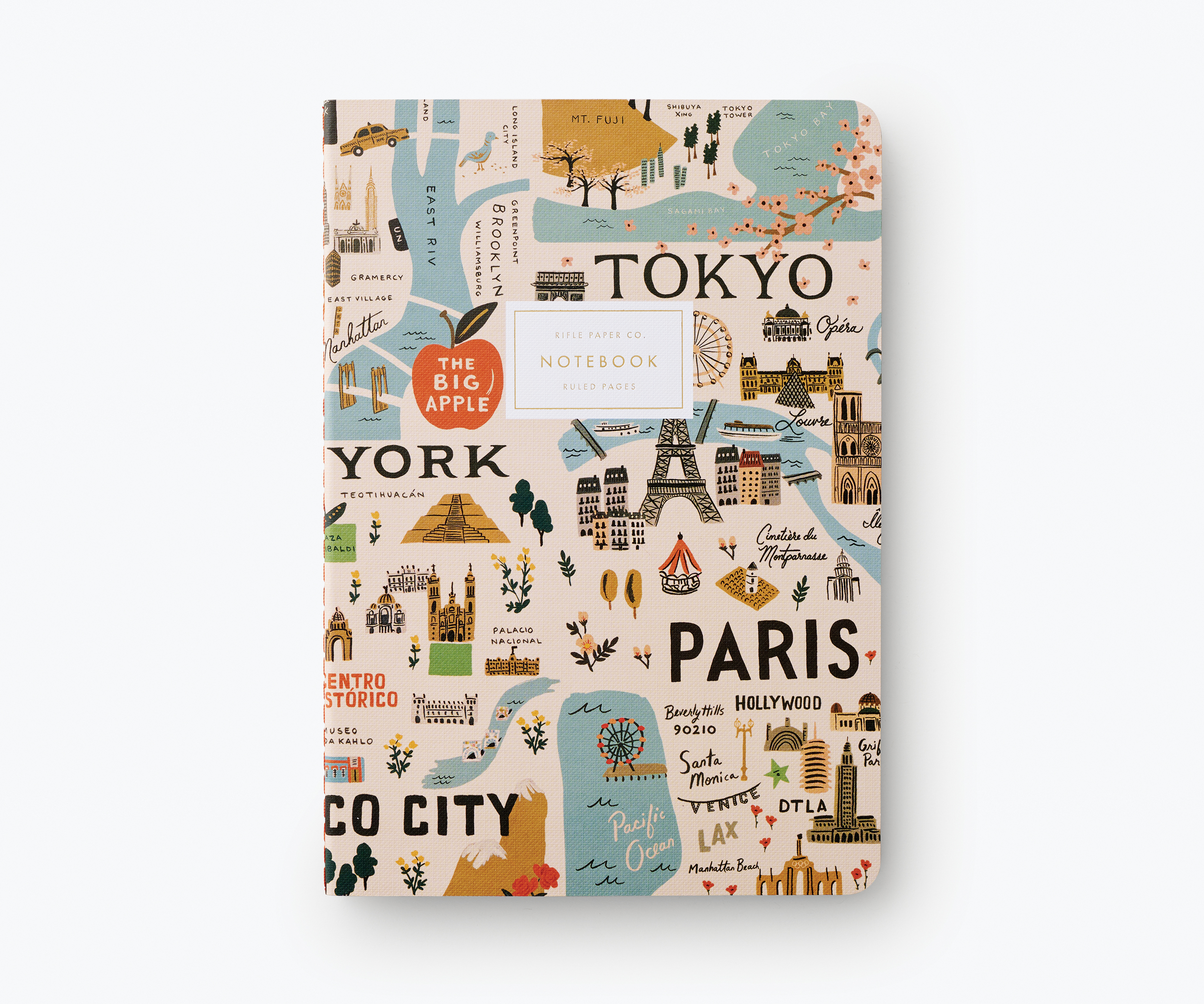 Set of 3 Bon Voyage Stitched Notebook Set - 4