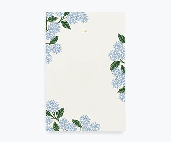 Hydrangea Memo Notepad