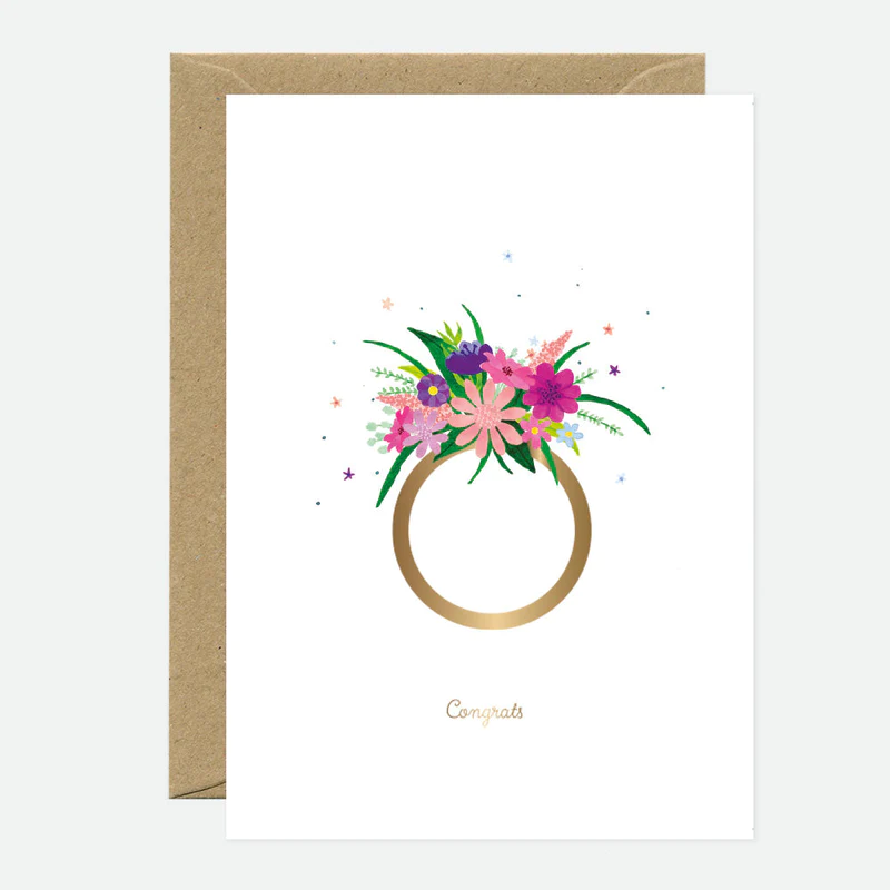 Gold Flower Ring
