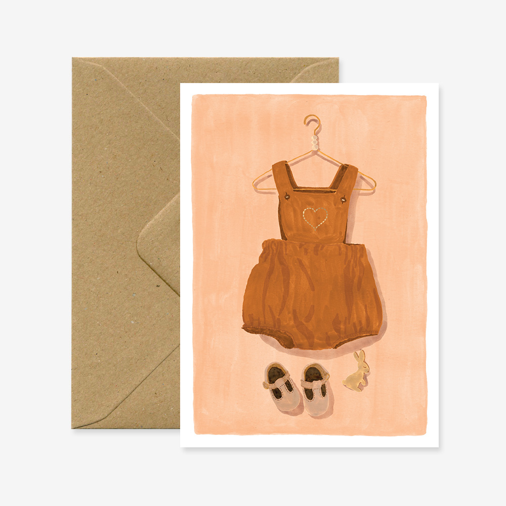 Overall cognac card
