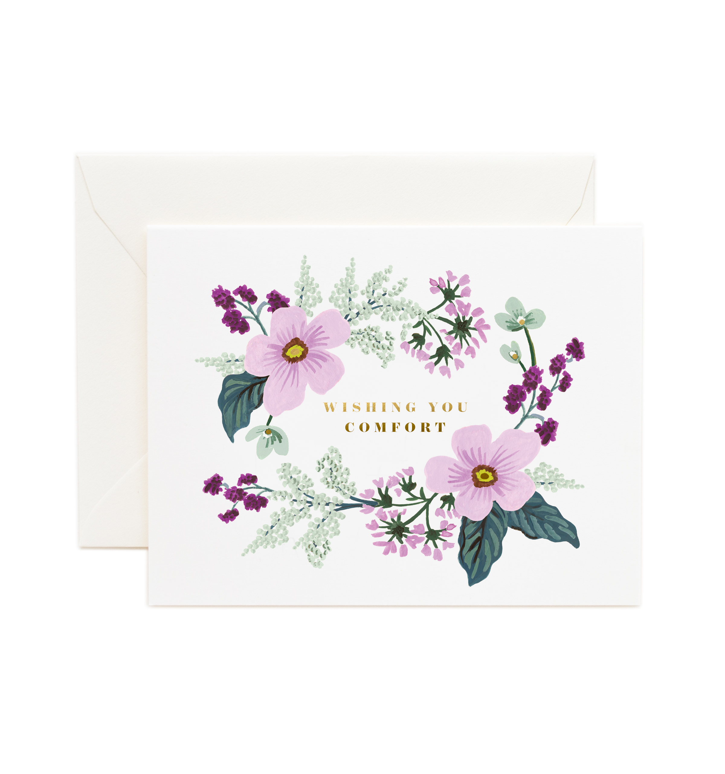 Wishing You Comfort Bouquet Card