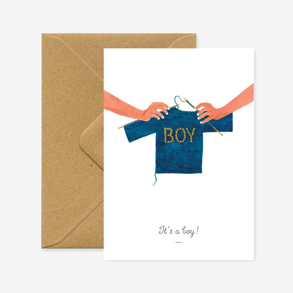 ItÂ´s a Boy card