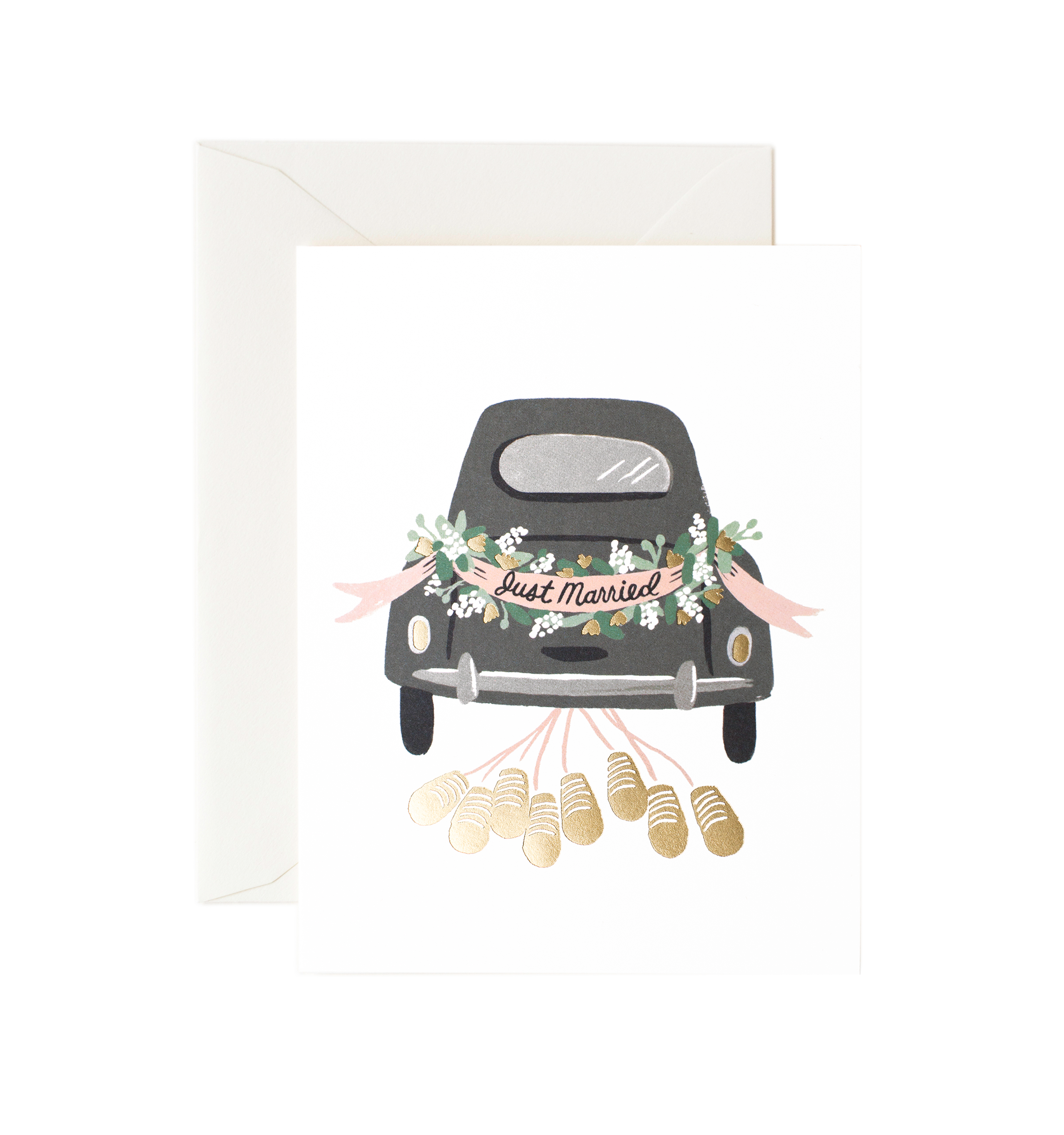 Just Married Getaway Card