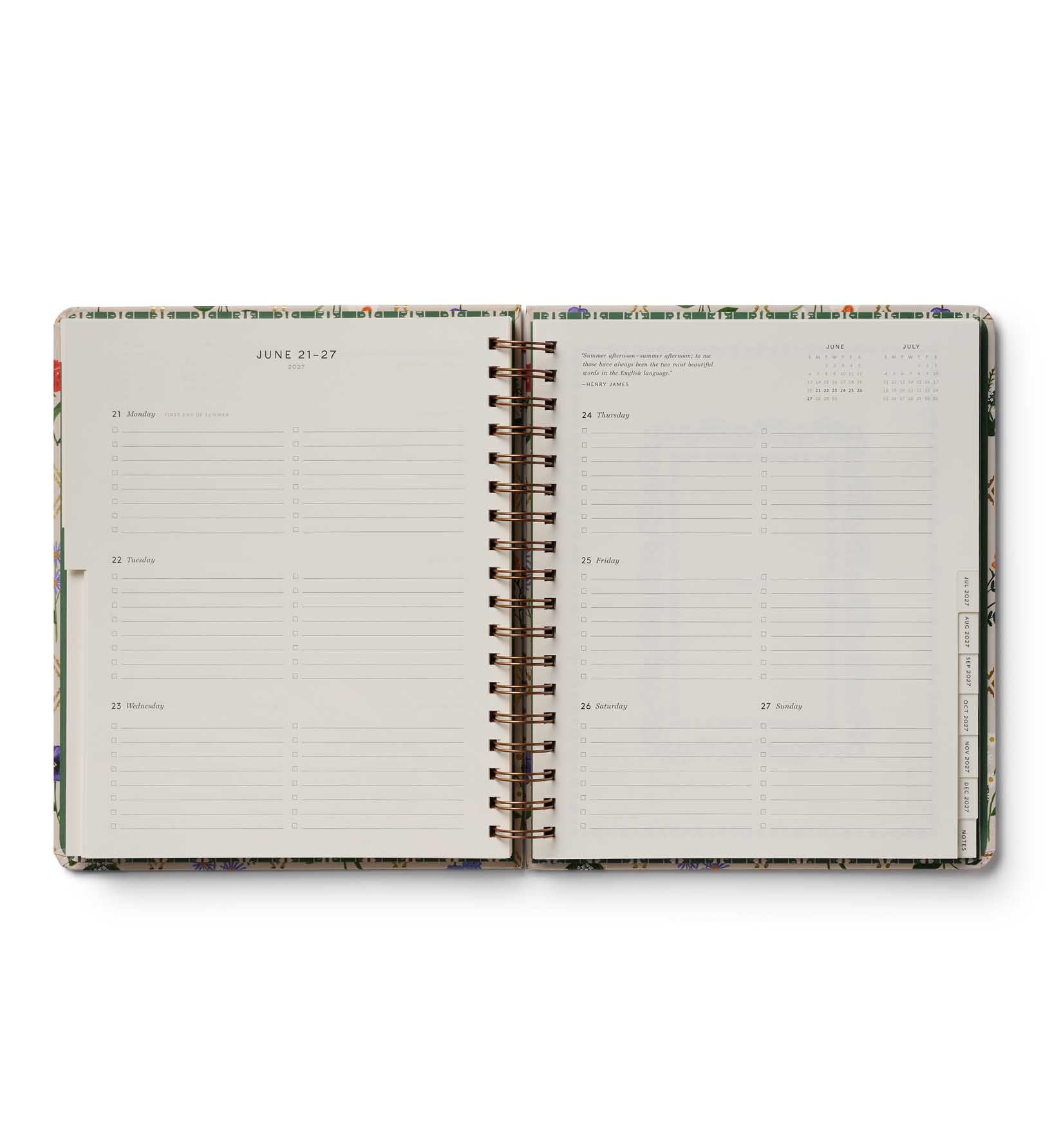 2027 Garden Studies Spiralbunden Planeringskalender - 4