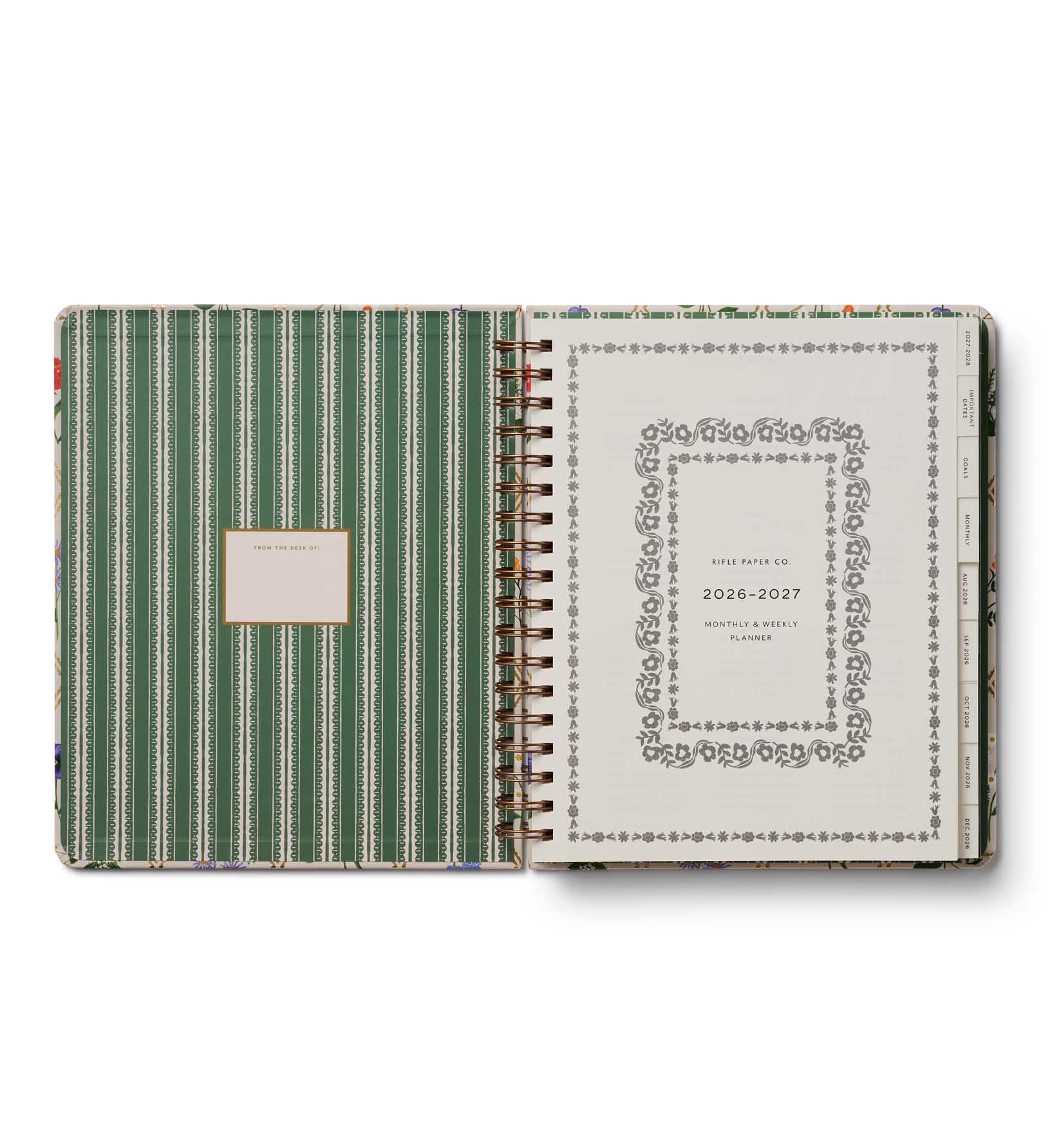 2027 Garden Studies Spiralbunden Planeringskalender - 2