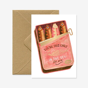 Fish in the sea card