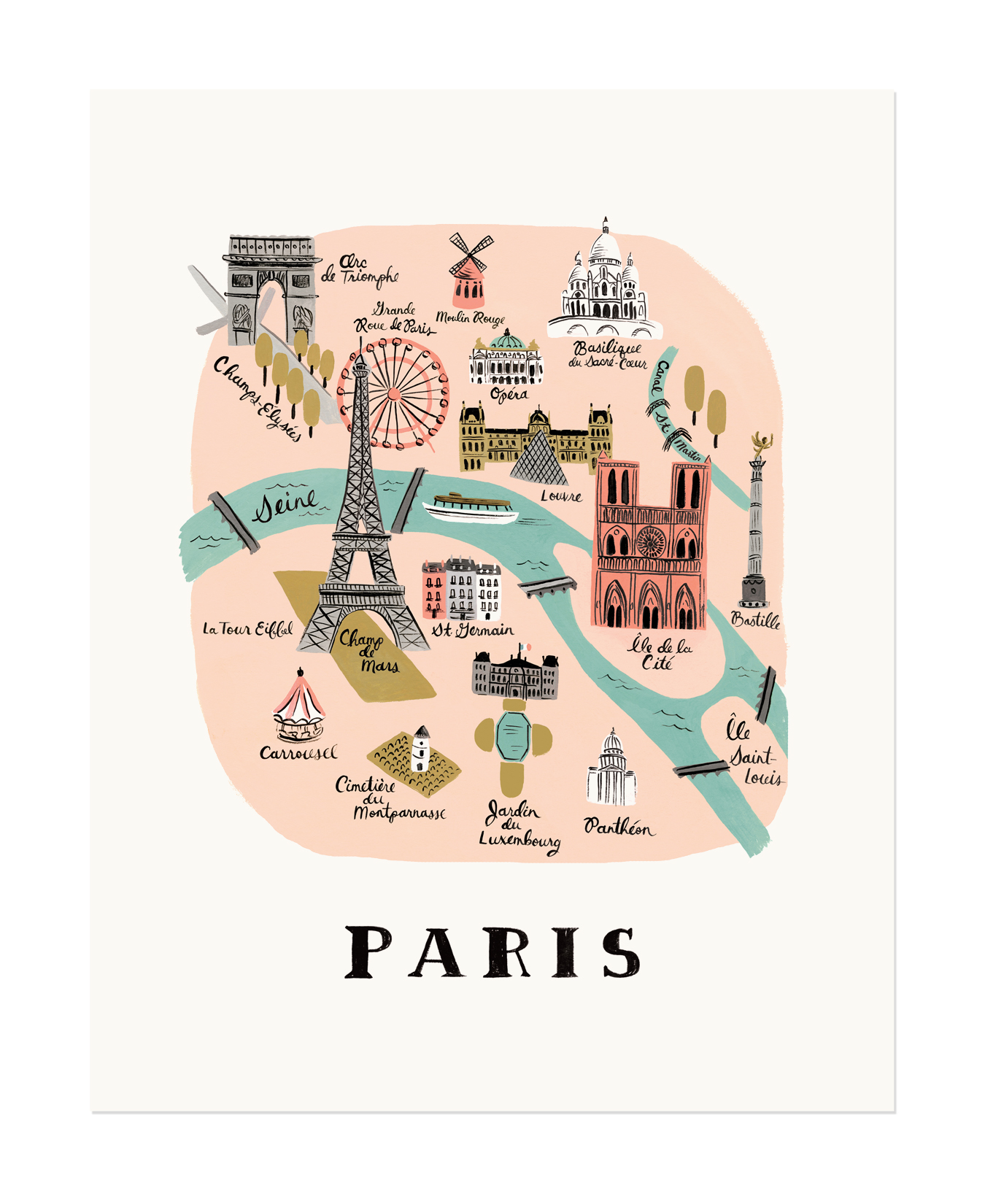 Paris Print (A3, 50x70)