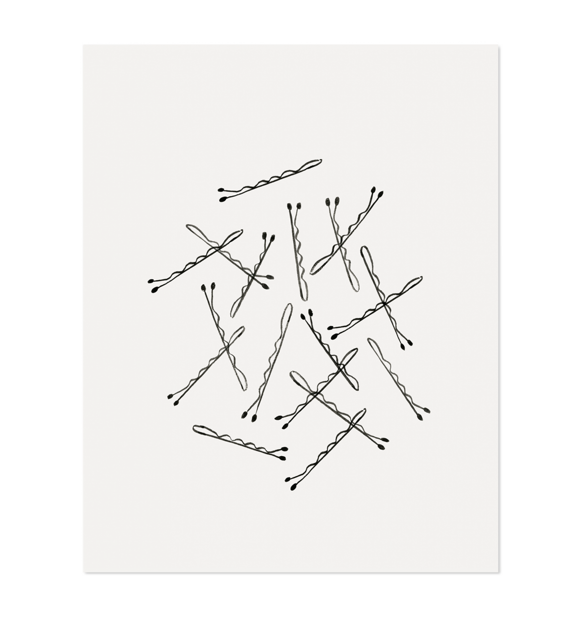 Bobby pin Print (20 x 25,5 cm)