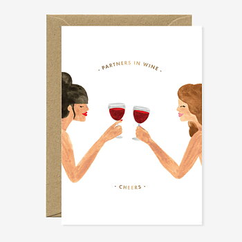 Partners in Wine card