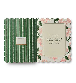 2026-27 Pink Hydrangea Terminsplanerare Höst-Vår