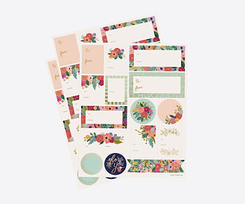 Garden Party Stickers & Labels