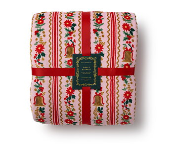 Fleece Blanket Holly Jolly