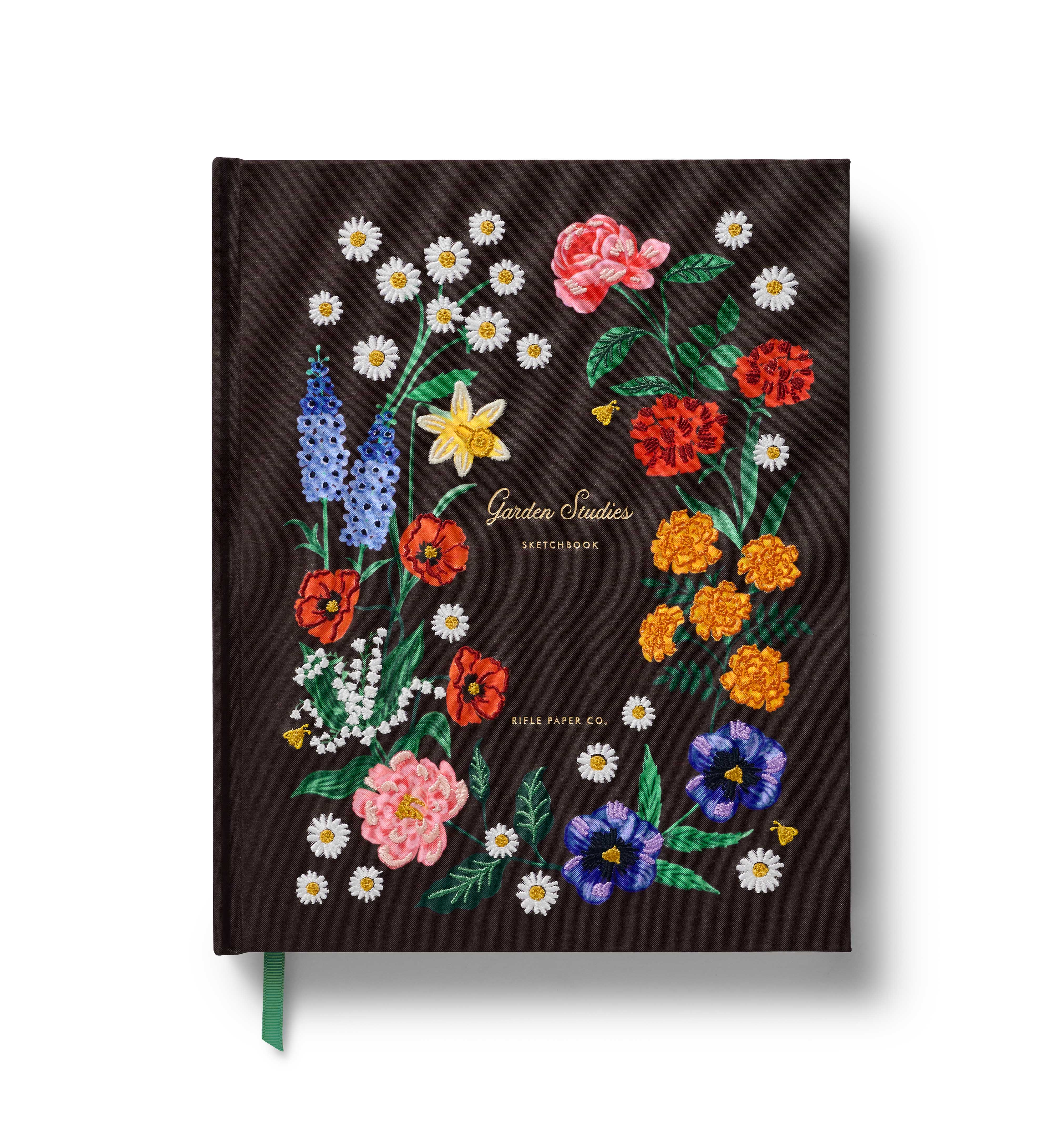 Garden Study broderad skissbok